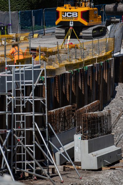Kilkern Civil Engineering's works at Soot Hill, Northwich, Cheshire.