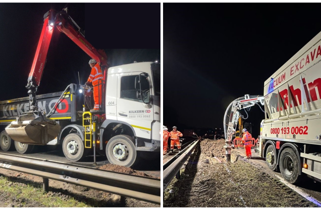 Kilkern and VAC UK highway civil engineering options on the M62