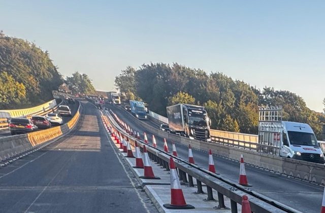 Civil engineering and highways specialist Kilkern working on the A1 Wentbridge Bridge